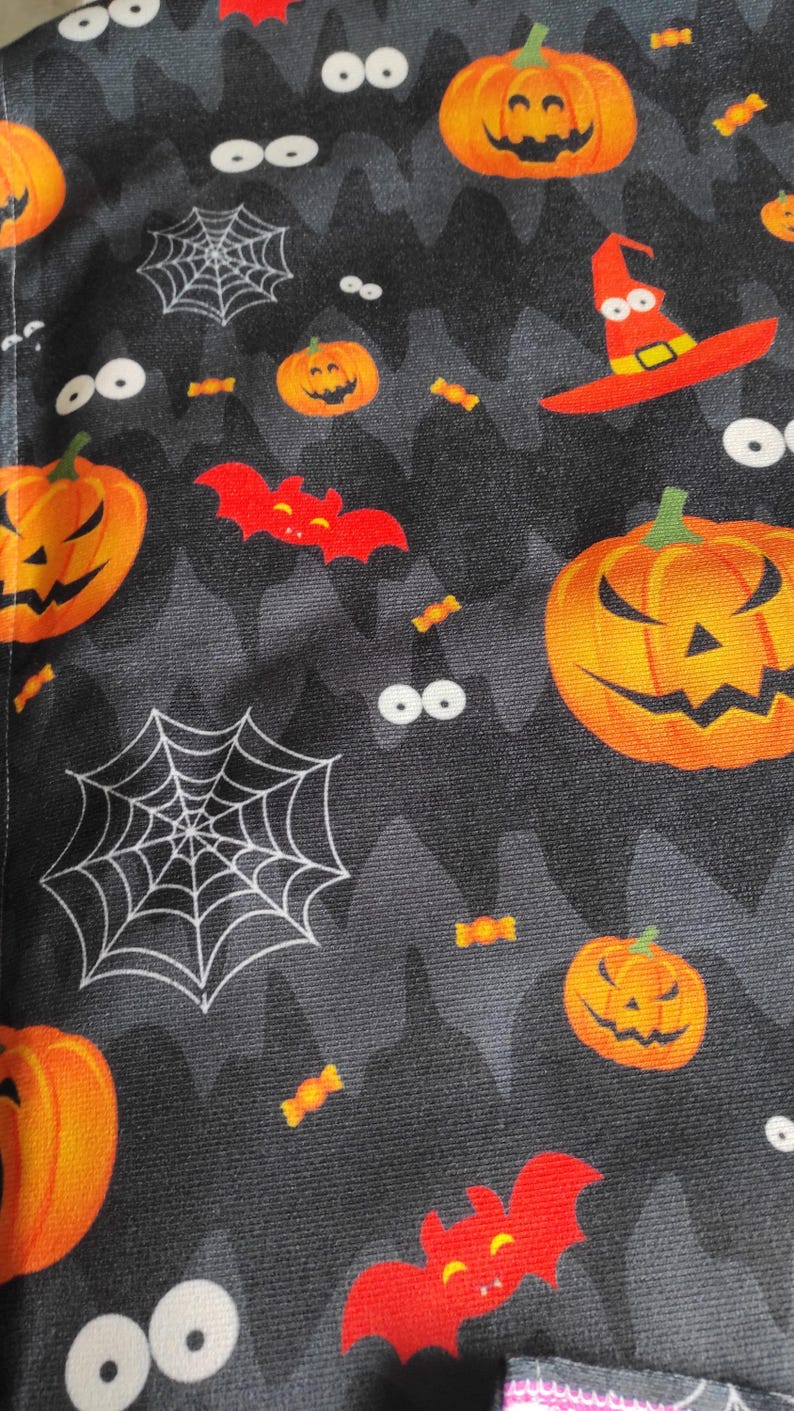 Camino de mesa de Halloween, Camino de mesa espeluznante de Halloween, Camino de mesa de calabaza de Halloween, Regalo de Halloween, Decoración de mesa para fiesta de Halloween imagen 6