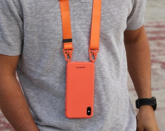 iPhone Case with Adjustable Nylon Strap: Hands-Free Phone Accessory