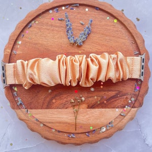Handmade Satin Apple Watch Band: Scrunchie Style