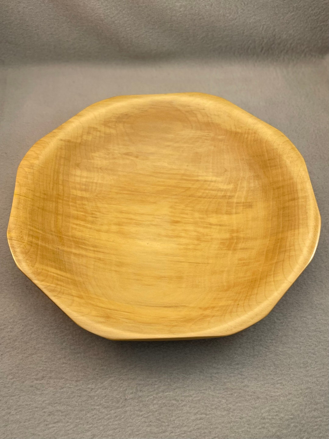 Hand Turned Wood Bowl Etsy