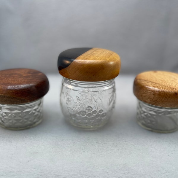 Wood Mason Jar Lids Etsy