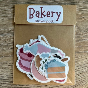 Bakery Sticker Pack - Etsy