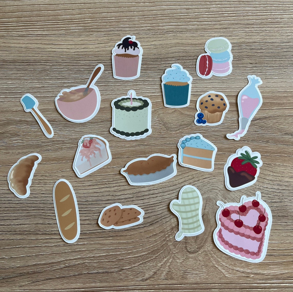 Bakery Sticker Pack - Etsy