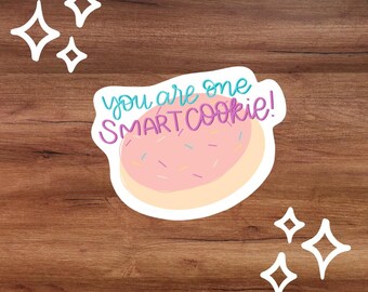 Smart Cookie Sticker