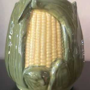Vintage Shawnee Pottery Corn King Utensil Holder | Farmhouse Kitchen Decor