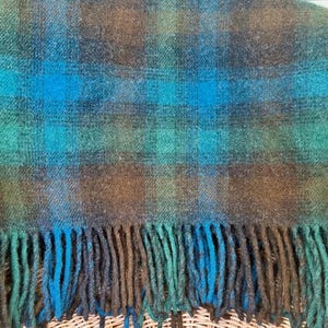 Pendleton Green Plaid Blanket Etsy