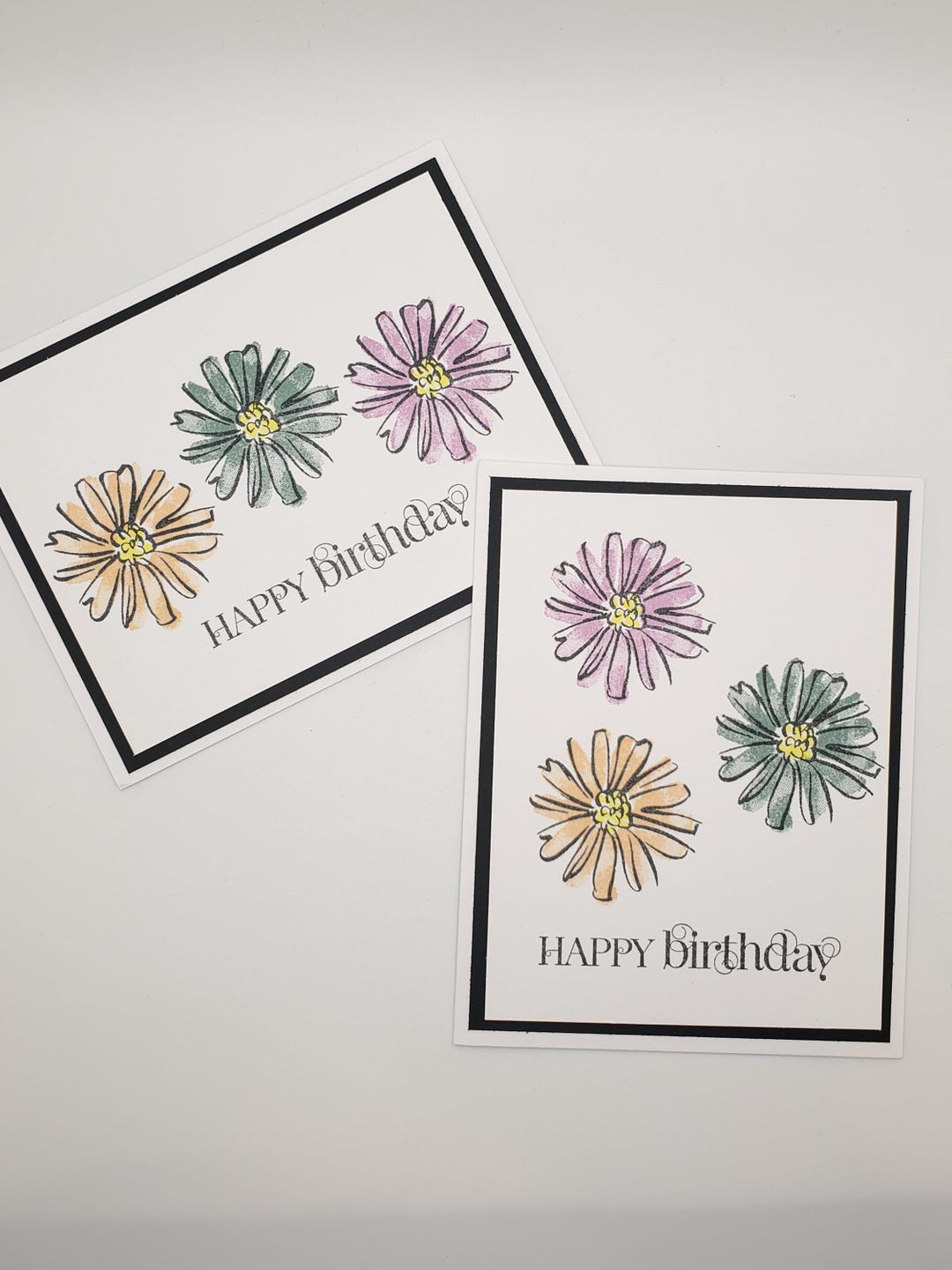 Floral Happy Birthday Card - Etsy