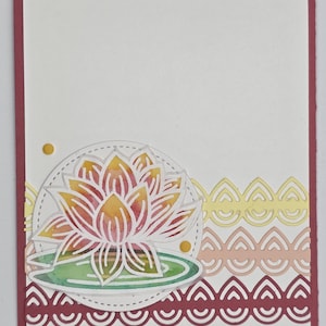 Lily Pad Blank Card for Any Occasion