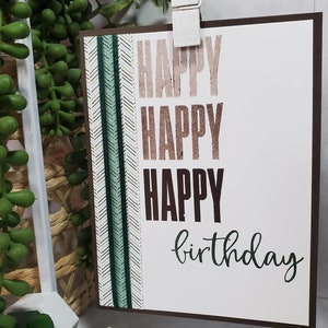 Handmade Card- Birthday, Masculine, Stampin Up