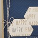 Blue Happy Birthday Card - Etsy
