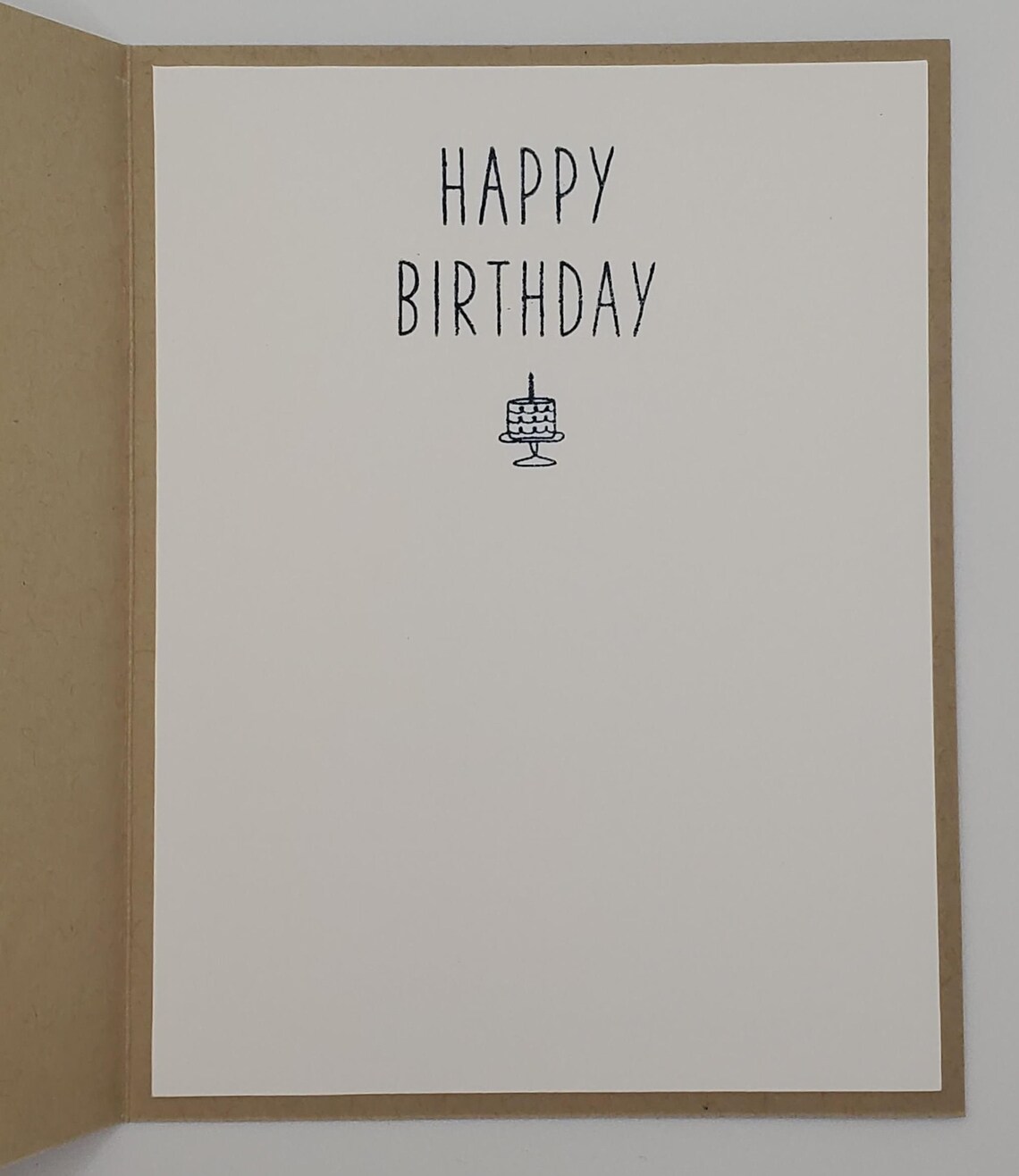 Blue Happy Birthday Card - Etsy