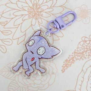 POKE Sableye Cute Starry Holographic Acrylic Keychain 1pc
