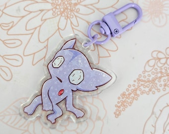 POKE Sableye Cute Starry Holographic Acrylic Keychain 1pc