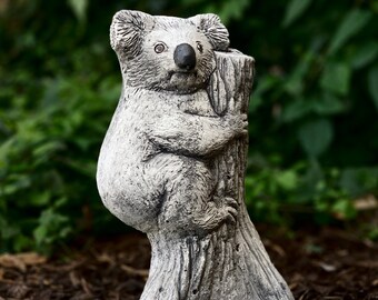 Large Koala sculpture Concrete Koala garden statue Stone Koala figurine Wild animal outdoor decoration Australiana Koala statue realistic