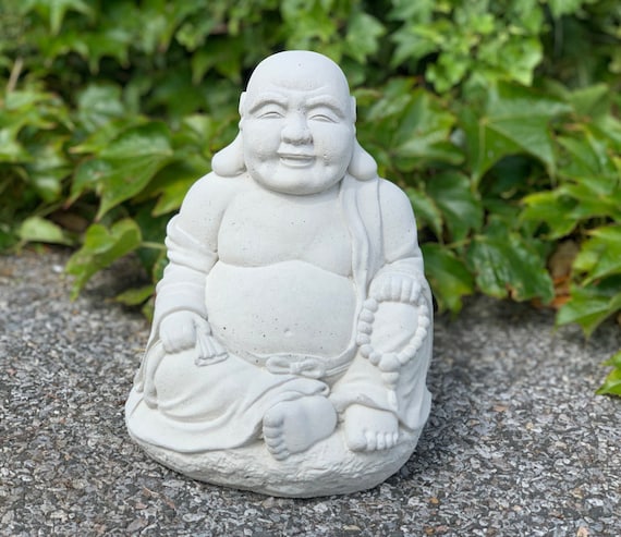 Bouddha rieur Assis grand bouddha porte-bonheur Zen grande statue