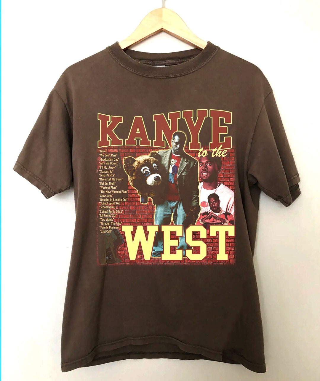Vintage Kanye T Shirt Kanye West College Dropout Vintage Etsy Australia