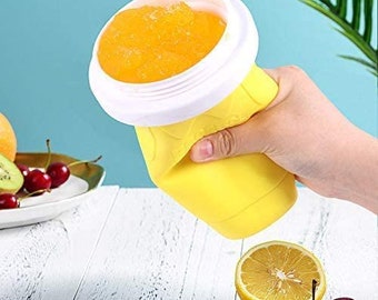 Slushy Cup | Homemade Smoothie Squeeze Cup | DIY Frozen Drink Maker | BPA-Free | Eco-Friendly. Reusable Frozen Magic Cup