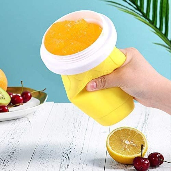 Slushy Cup | Homemade Smoothie Squeeze Cup | DIY Frozen Drink Maker | BPA-Free | Eco-Friendly. Reusable Frozen Magic Cup