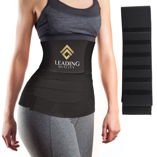 Ceinture pour femmes de grande taille Sauna Enveloppement confortable post-partum Ceinture amincissante pour perdre du poids Bandage qui me fait remonter le moral