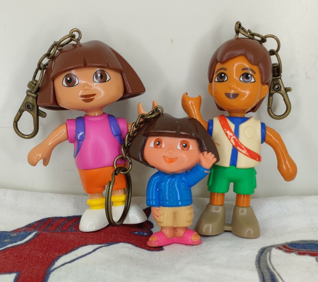 Dora and Diego Toy Keychains Etsy