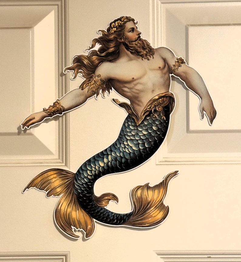 Merman Cruise Ship Door Magnet - Etsy