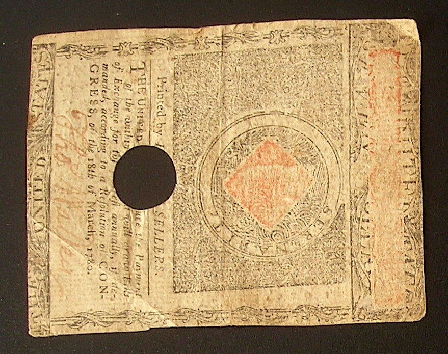 VERY RARE 1780 Colonial Era Seven Dollar Currency - Etsy