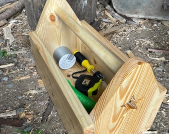 Holzbearbeitungsplan für Werkzeugkiste, Tote & Caddy | Einfache DIY-Aufbewahrungs-Lösung | Organisieren Sie Ihre Werkzeuge