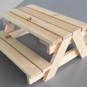 Woodworking Plans for Squirrel Picnic Table | PDF Download | Outdoor Decor | Fun Backyard Project | DIY Plans for Nature Lovers