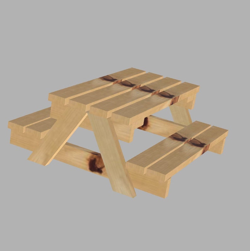 PDF Build Plans Squirrel Picnic Table - Etsy