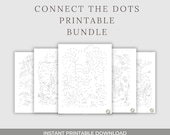 Dot to Dot Printables, Printables, Digital Downloads, Dot to Dot Games, Kids printables, Learning worksheets, Education Worksheets