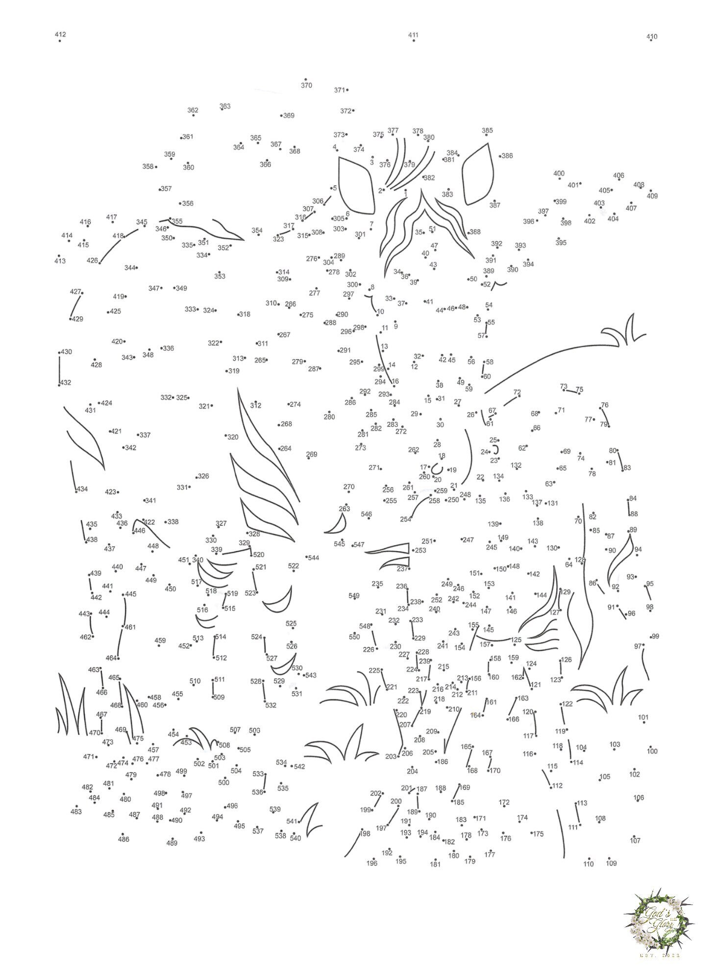 Dot to Dot Printables, Printables, Digital Downloads, Dot to Dot Games ...