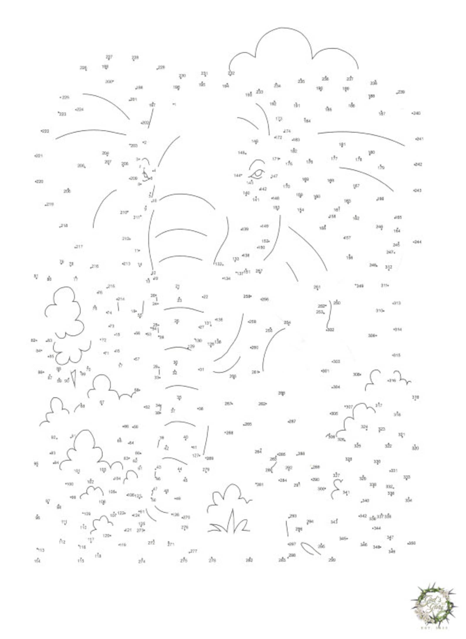 Dot to Dot Printables, Printables, Digital Downloads, Dot to Dot Games ...