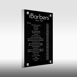 Plexiglás moderno y elegante: impresión UV, letrero de pared, letreros con logotipos comerciales personalizados, letreros únicos para pared y puerta de oficina, letreros con letras 3D para su marca.