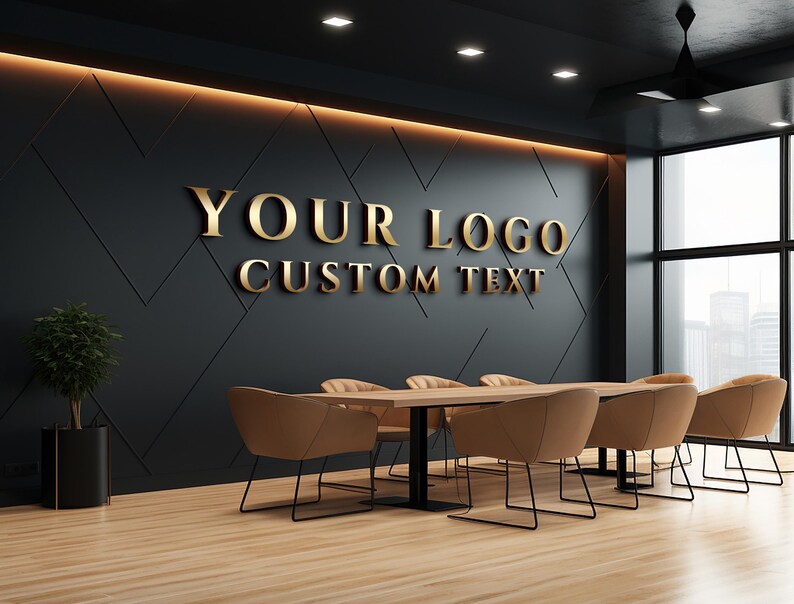 Custom Office Signs, Reception Sign, Business Logo, Custom Laser Cut ...