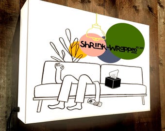 Light box Custom LED Business Sign: Five-Sided Personalized Store Decor
