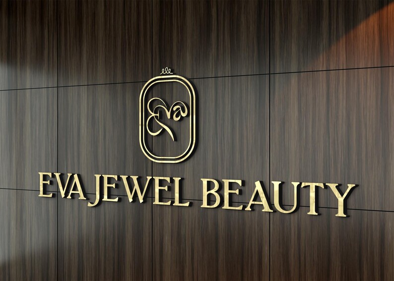 metal lobby sign