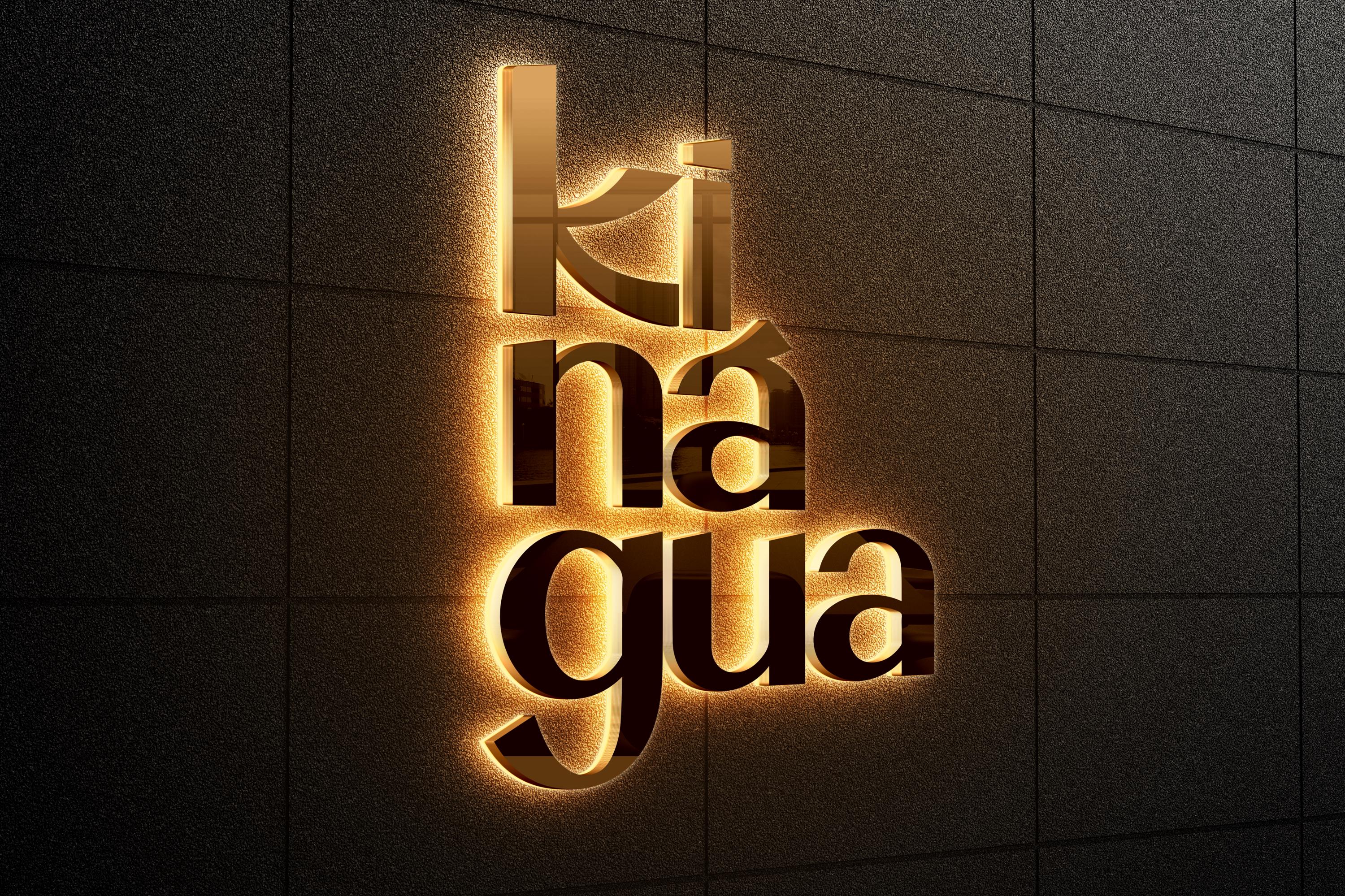 Custom Backlit LED Logo Sign: Stainless Steel Business Wall Decor - Etsy