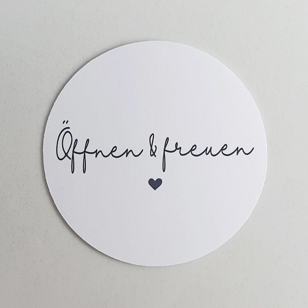 Open & rejoice sticker set (from 12 pieces), heart