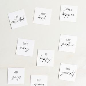 Motivationssticker Bundle, Quotes Sticker Set
