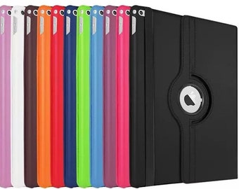 Schöne 360 Grad Schutzhülle für Apple iPad PRO 12.9" 2015 2017 Tablethülle Hülle Case 1. & 2. Generation - schwenkbar - hochkant und quer!