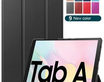 Étui de protection pour Samsung Galaxy Tab A7 10,4" (2022 / 2020) Smart Cover Case + 9H protecteur d'écran en verre véritable