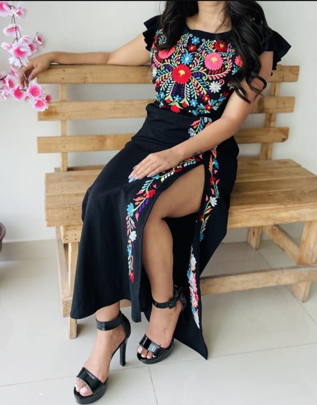 Vestidos Bordados Mexicanos - Etsy Vestidos Bordados Mexicanos - Etsy