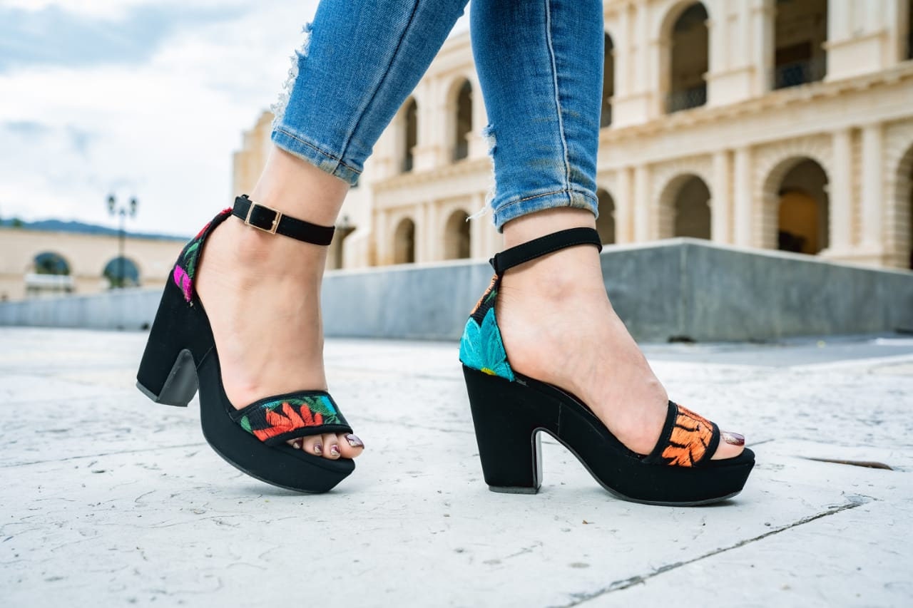 Embroidered Heels - Etsy