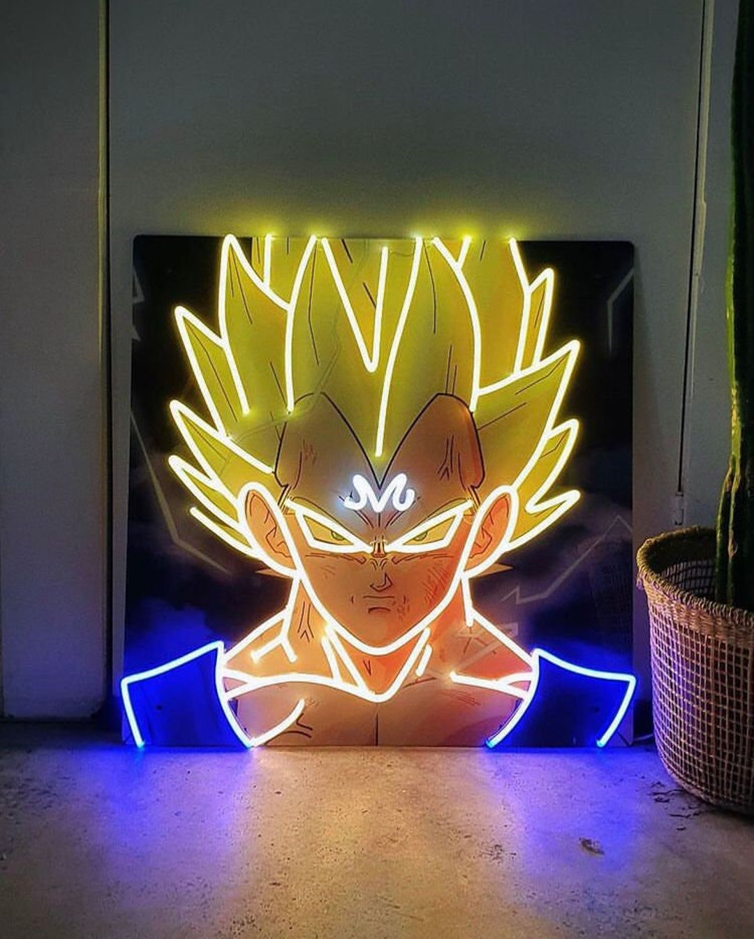 Anime Neon Signs Anime Neon Light Anime Wall Art Neon Etsy