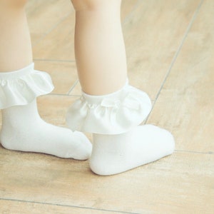 Toddler / Baby girl Ruffle socks Toddler ankle socks Baby girl ankle socks Girls socks (1008)