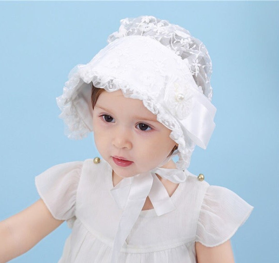 518 Months Old Baby Girl Baby Hat Lace Floral Hat Etsy