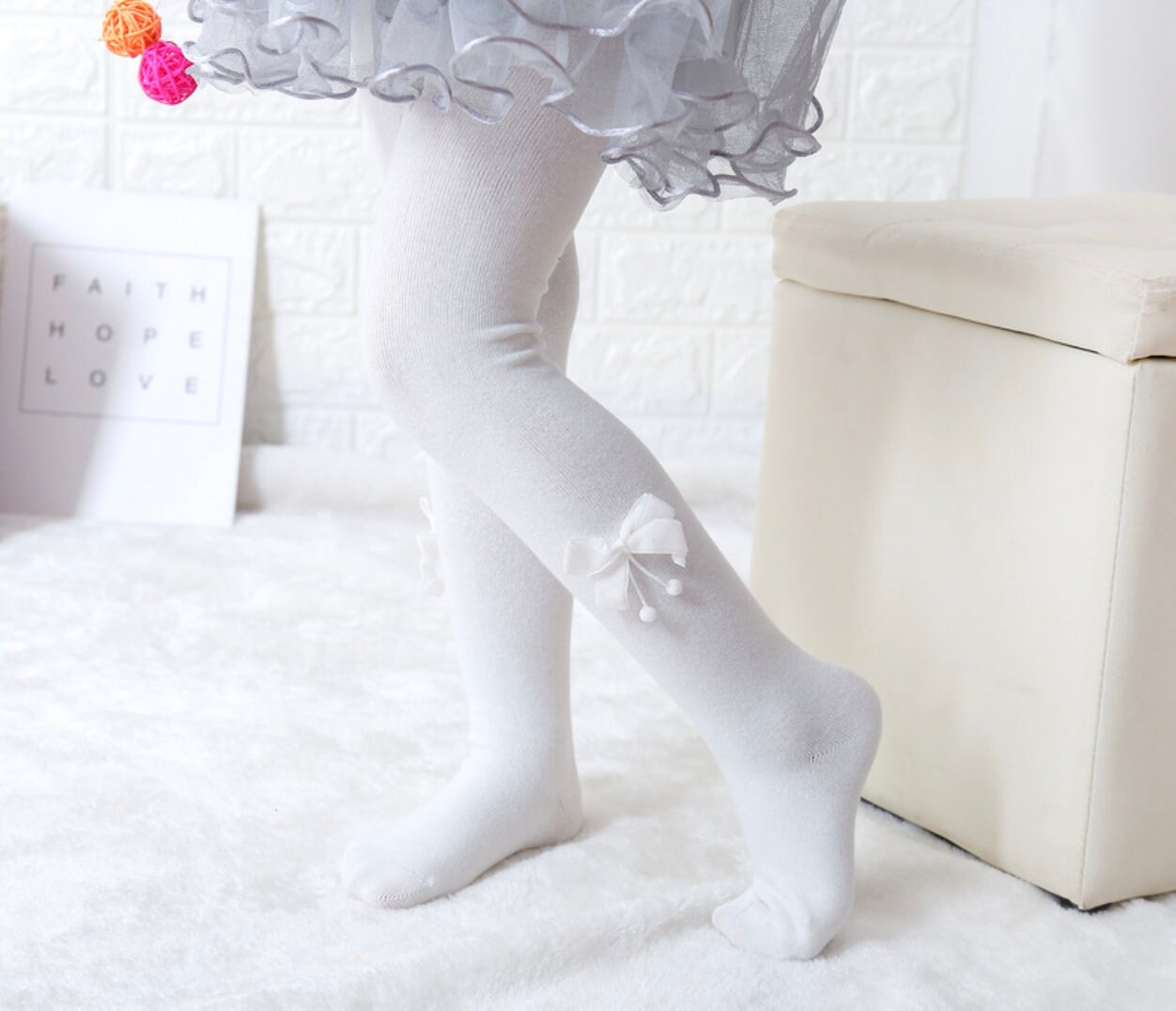 White stocking for baby deals
