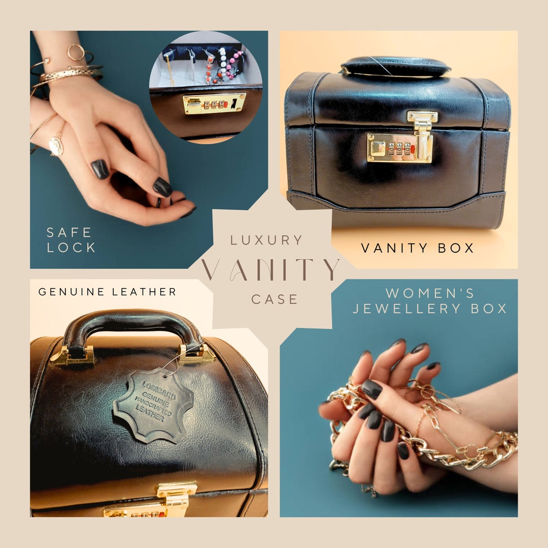 Luxury Vanity Case Box Jewelry Gold Safe Lock Combination Lock Etsy UK