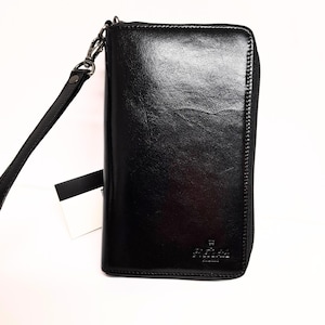 Cartera de viaje Monedero para taxista Autobús Taxi Puesto de mercado para vacaciones Equipamiento profesional para conductores de negocios Cuero de grano italiano