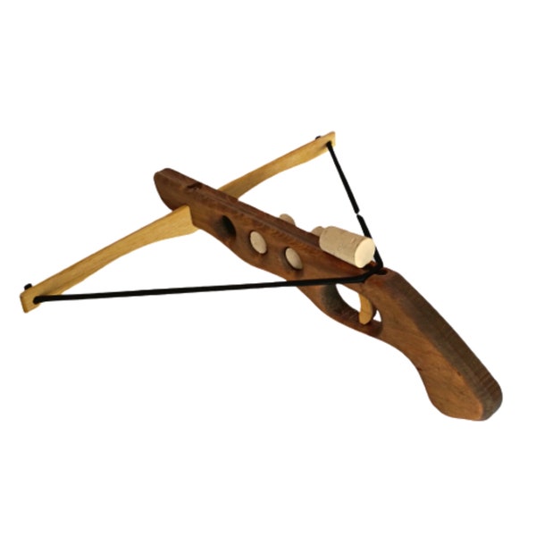 Kids Wooden Crossbow Historical Target Weapon Toy Outside play Boys Girls Family gift